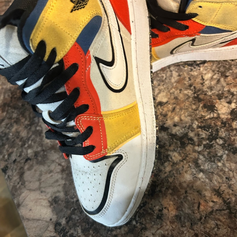 Nike Kids Sneakers - Yellow, Orange, Blue, Black, White